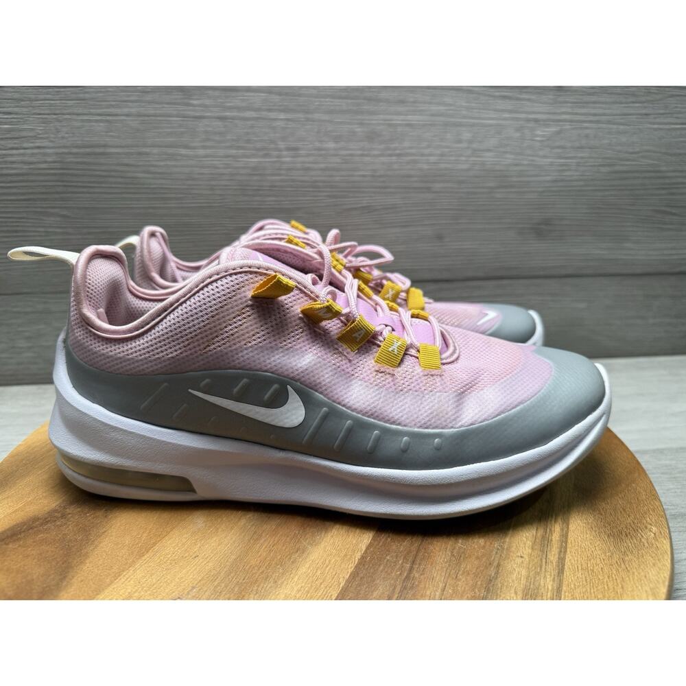 Nike Air Max Axis (GS) Girl's Size 7Y Running Shoes Pink Gray.